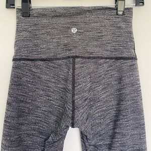 Lululemon High Rise Heather Grey Tights